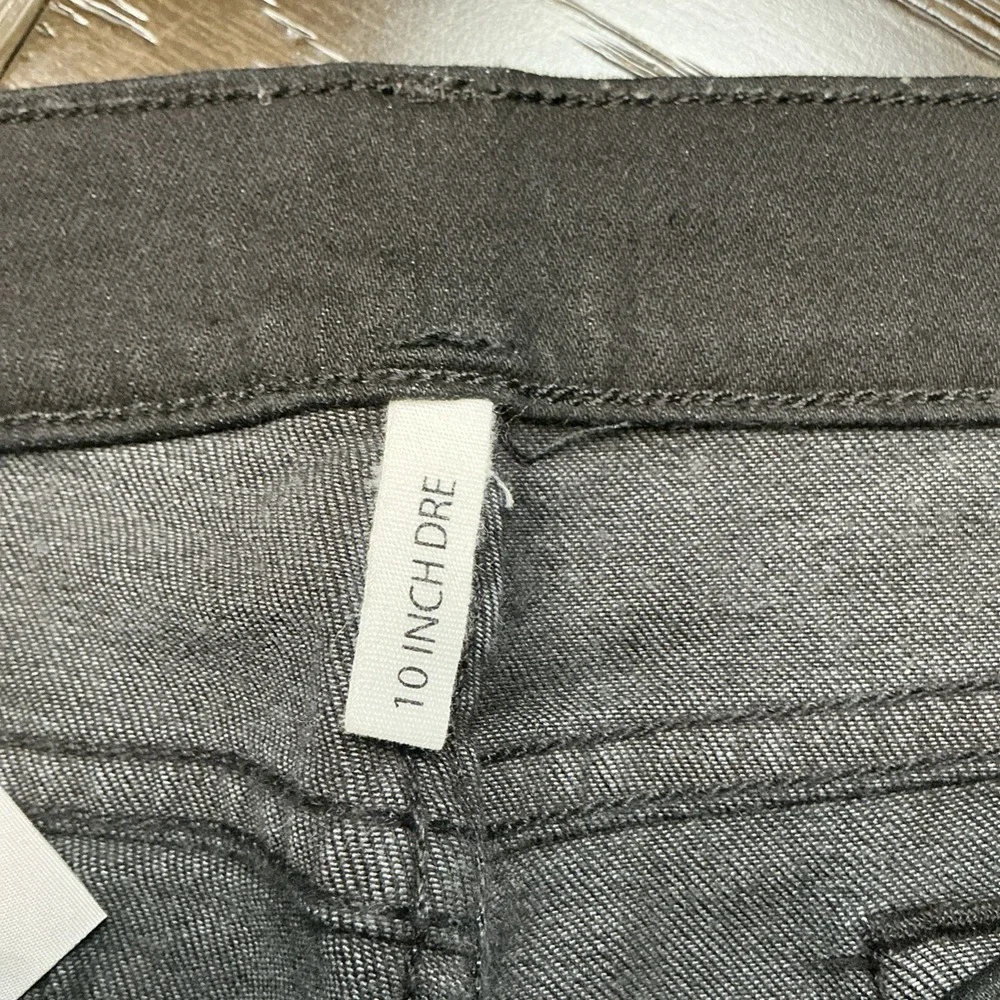 Rag & Bone Women's 10 Inch High Rise Dre Jeans Black Cotton Size 31 EUC - Picture 7 of 10